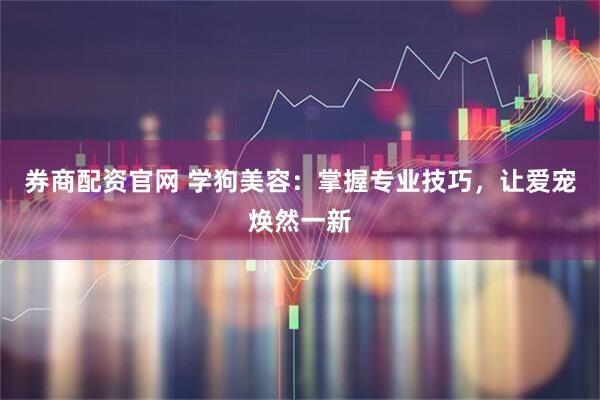 券商配资官网 学狗美容：掌握专业技巧，让爱宠焕然一新